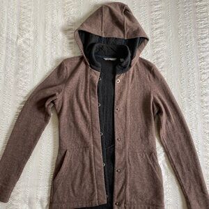 Horny Toad Montesora wool blend hooded jacket